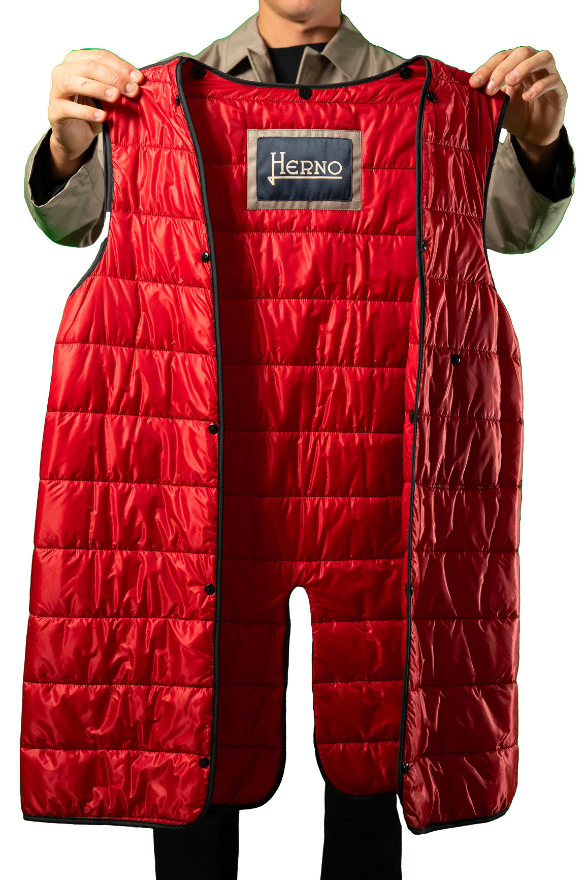 HERNO CARCOAT COTONE INTERNO STACCABILE