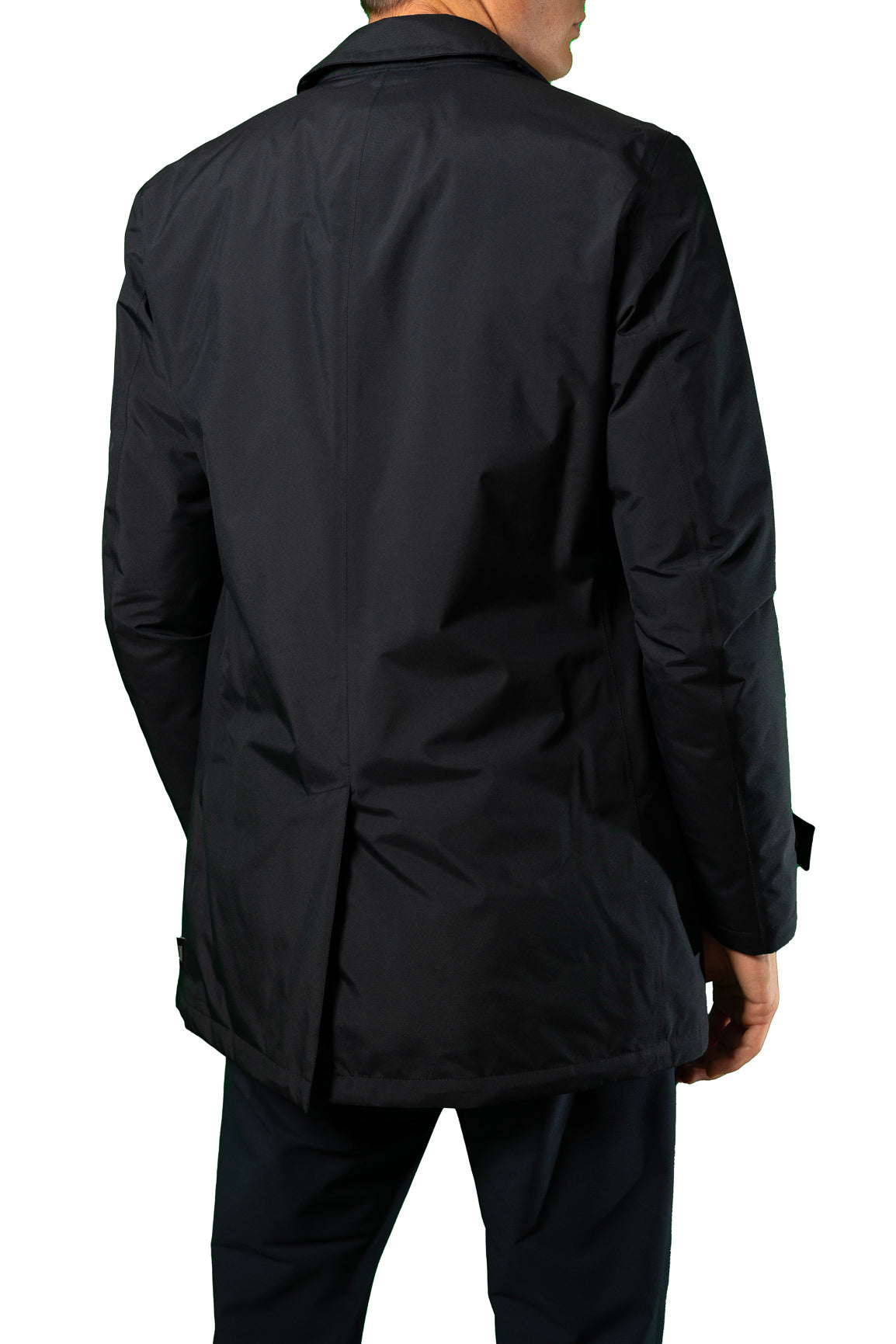 HERNO TRENCH LAMINAR CAPPUCCIO REMOVIBILE