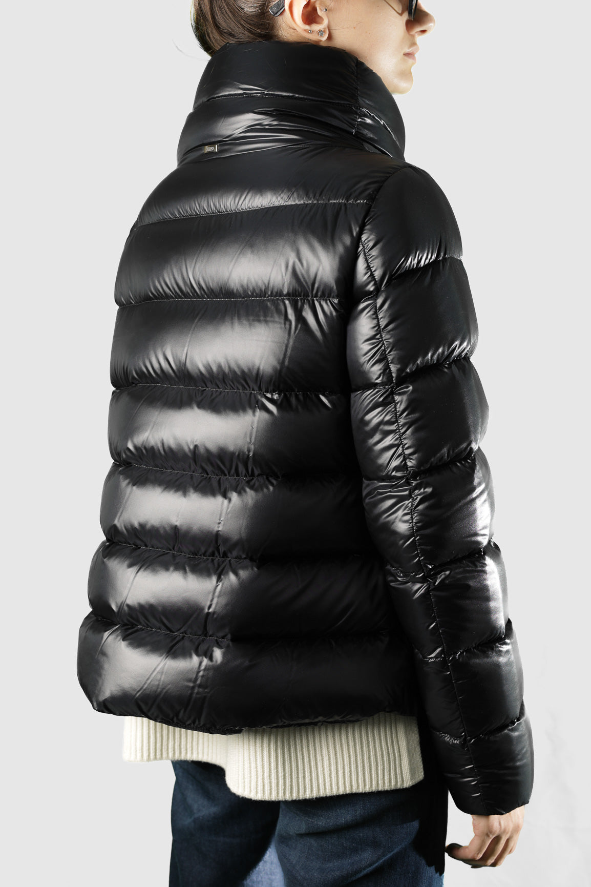 HERNO CAPPA NYLON LIGHT BOTTONI MONOGRAM