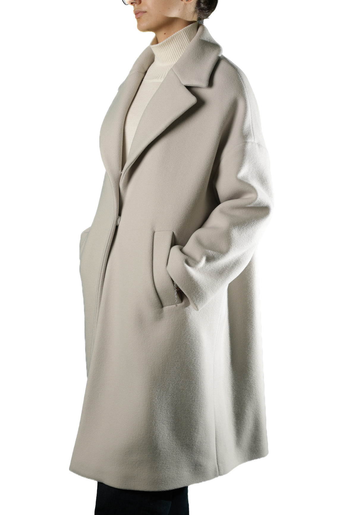 HERNO CAPPOTTO LANA DOUBLE INTERNO LIGHT
