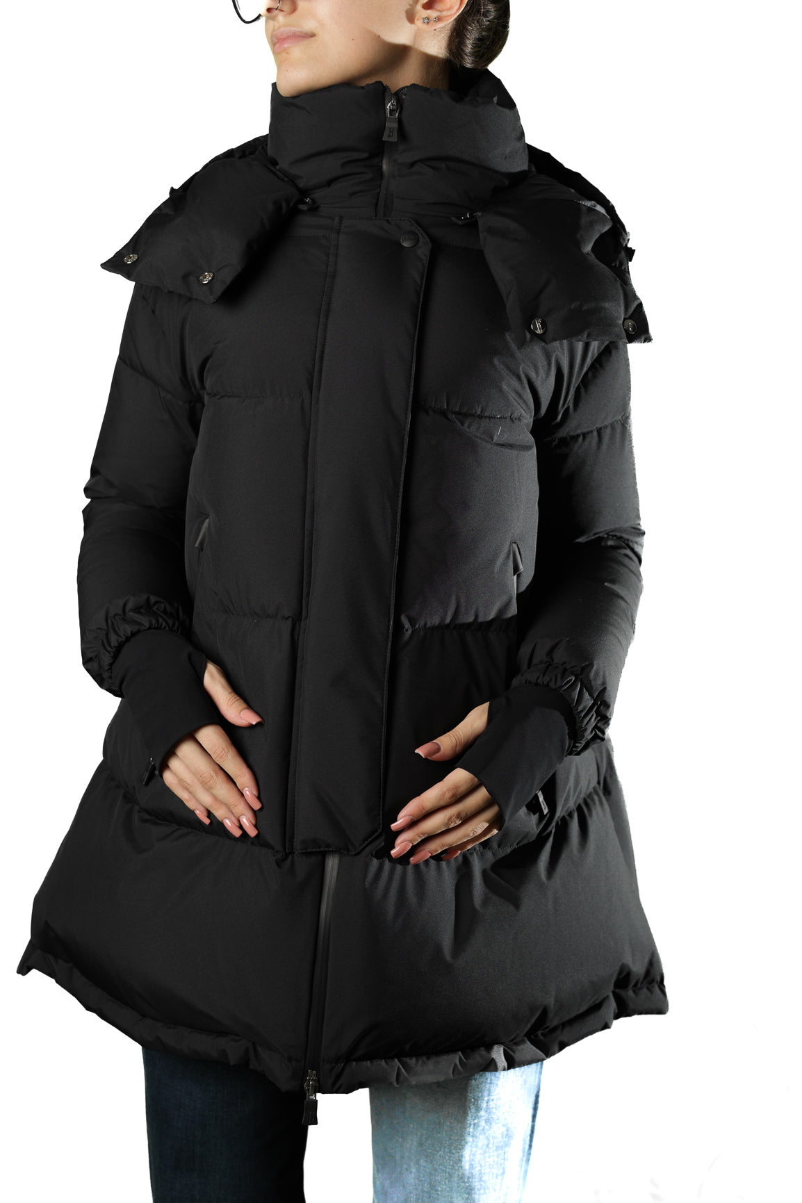 HERNO PIUMINO CAPPUCCIO OVER GORETEX