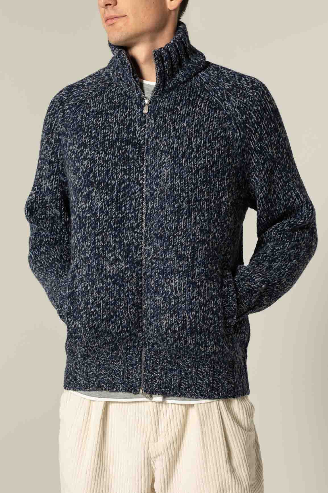 BRUNELLO CUCINELLI CARDIGAN CASHMERE JACQUARD