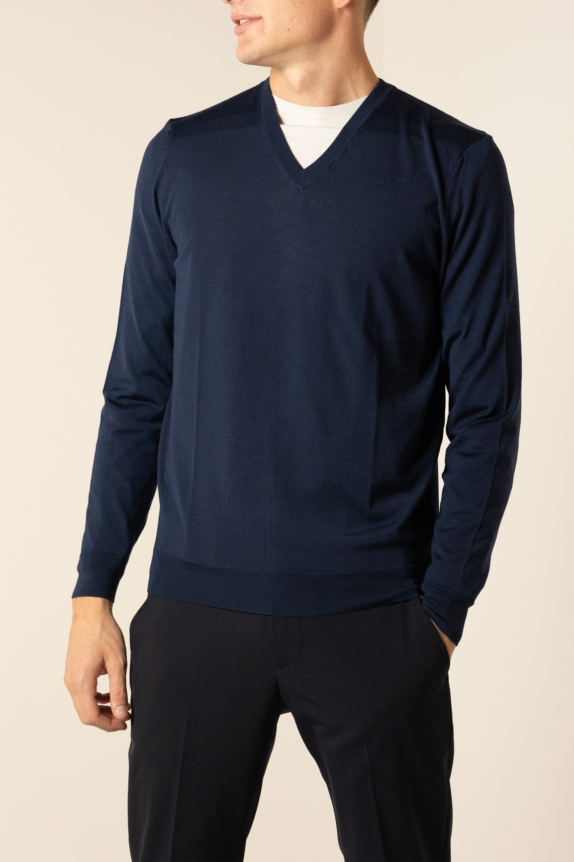 DRUMOHR MAGLIA V NEK MERINOS FINEZZA 18