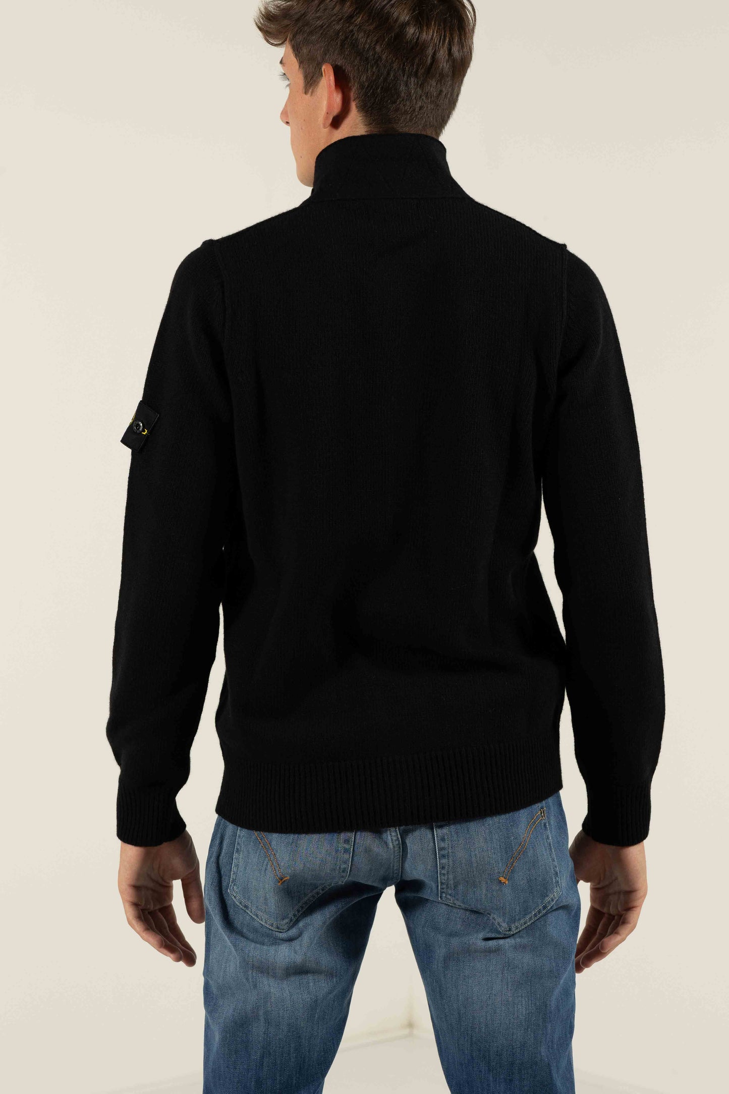 STONE ISLAND CARDIGAN ZIP LAMBSWOOL