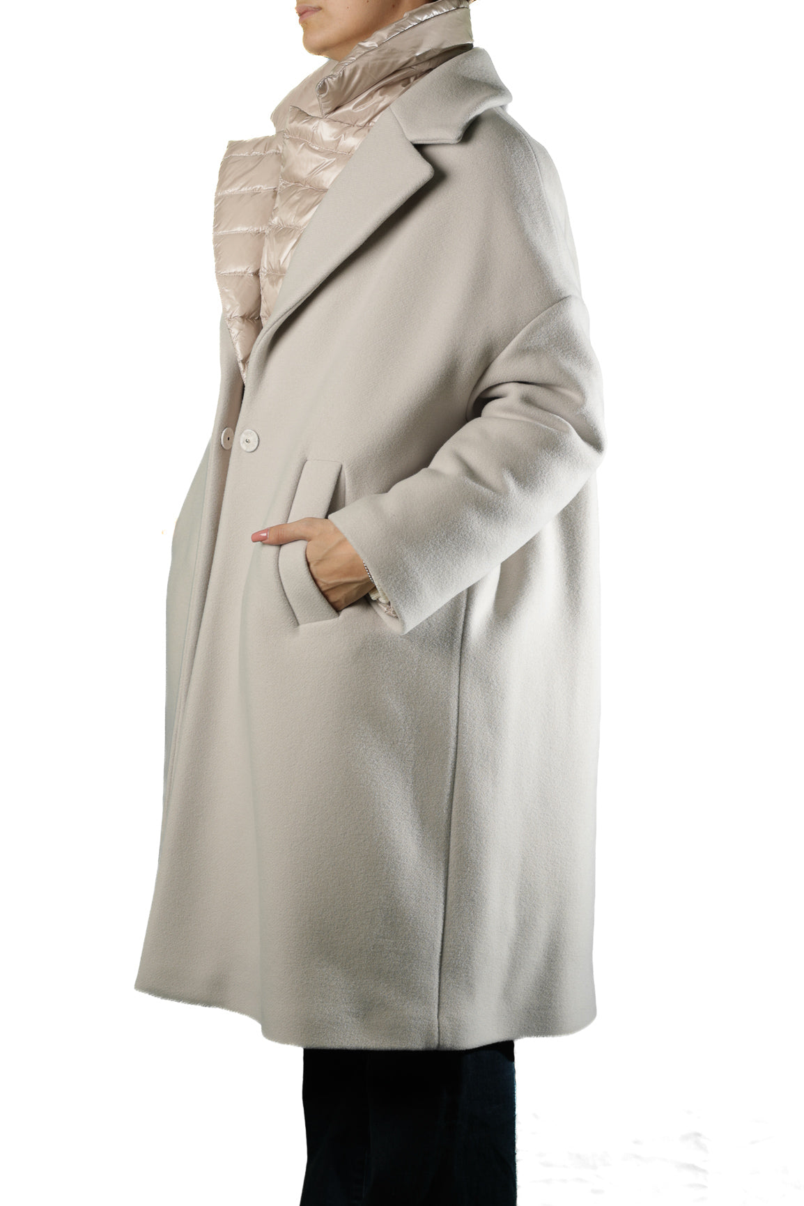 HERNO CAPPOTTO LANA DOUBLE INTERNO LIGHT