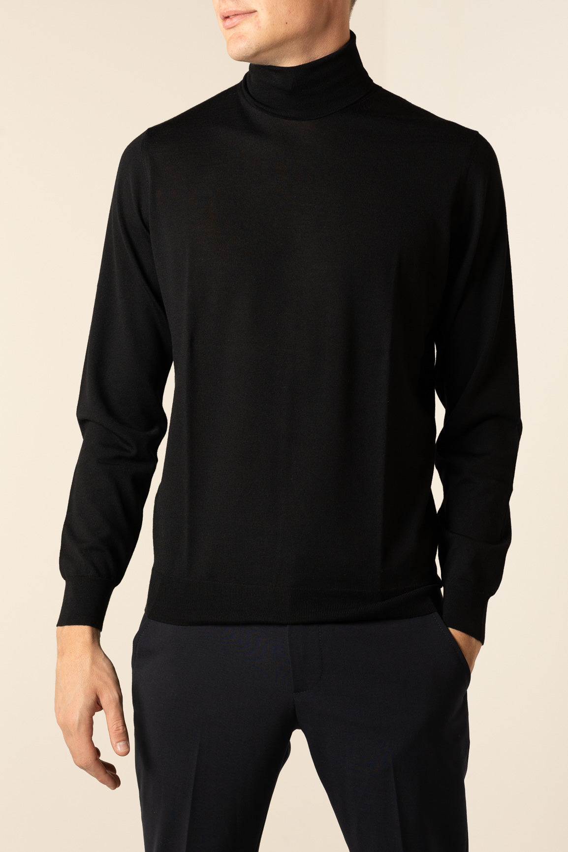 DRUMOHR MAGLIA COLLO ALTO MERINOS FINEZZA18