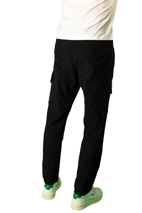 HERNO PANTALONE CARGO VELLUTO