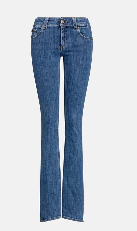 DONDUP JEANS FLARE CINQUE TASCHE IN DENIM STRETCH