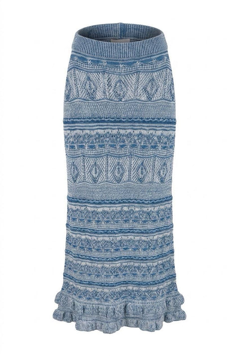 ETRO GONNA MIDI IN MAGLIA