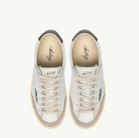AUTRY SNEAKER WINDSCAPE PELLE E SUEDE LOGO