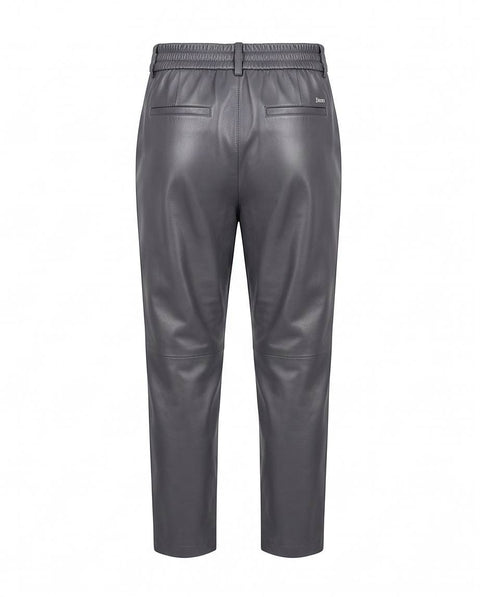 HERNO PANTALONE PALAZZO ECOPELLE