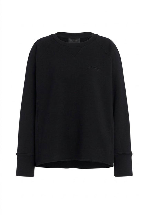 DONDUP FELPA GIROCOLLO REGULAR IN COTONE GARZATO