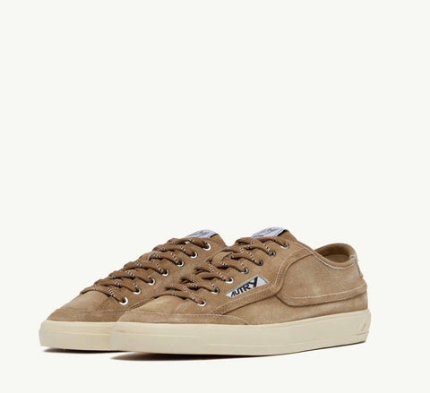 AUTRY SNEAKER WINDSCAPE PELLE E SUEDE LOGO
