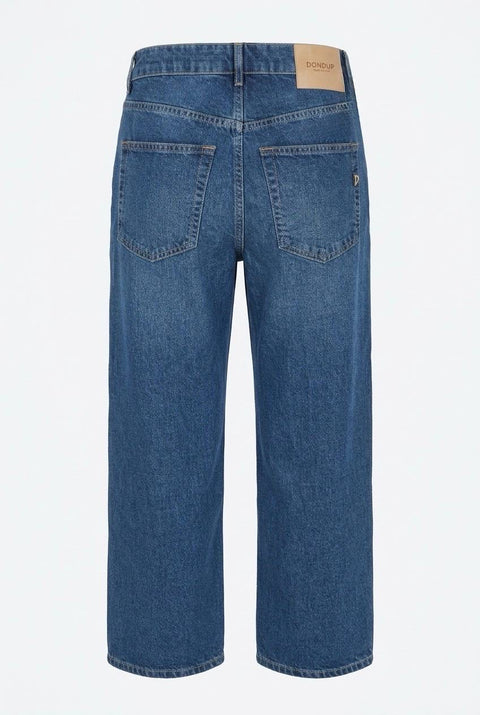 DONDUP TAMI JEANS WIDE LEG VITA BASSA
