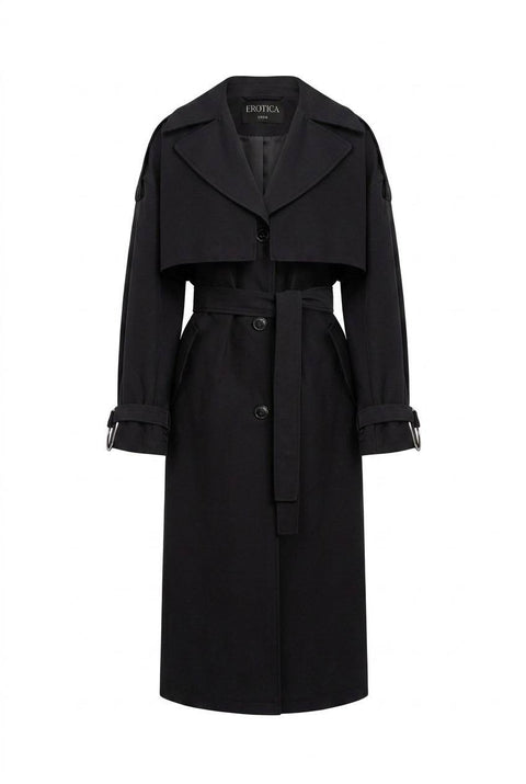 EROTICA TRENCH MIDI BOTTONATO