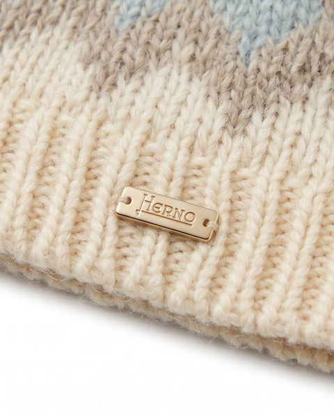 HERNO COLLO JACQUARD NORVEGIAN MOHAIR