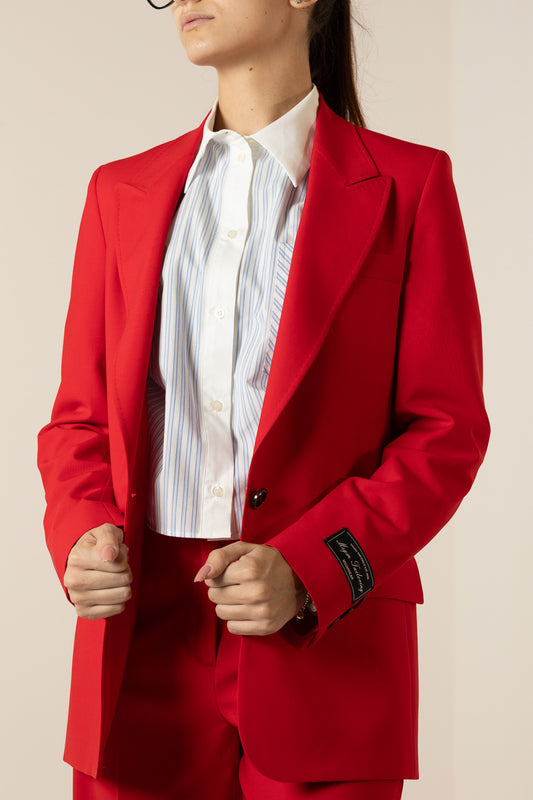 MSGM GIACCA LANA 1 BOTTONE