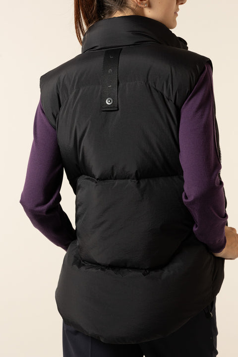 CHALECO DE NYLON ACOLCHADO DE PLUMAS JG1