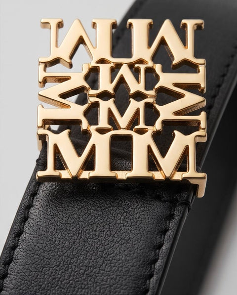 MAX MARA SUMERO CINTURA FIBIA LOGO