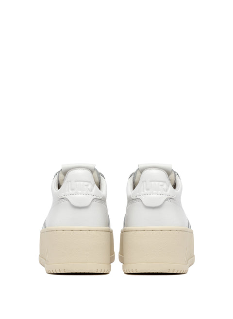 AUTRY SNEAKER PELLE FONDO PLATFORM TAB LOGO
