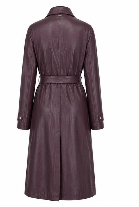 HERNO TRENCH LUNGO ECOPELLE