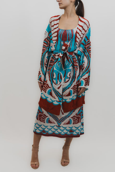 STELLA JEAN KIMONO OVER VISCOSA FANTASIA