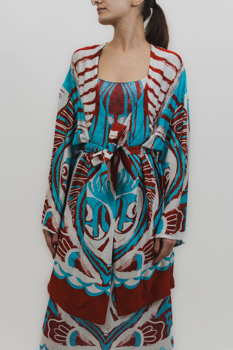 STELLA JEAN KIMONO OVER VISCOSA FANTASIA