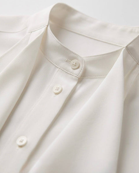 MAX MARA LECCIO CAMICIA MANICA LUNGA CON FOULARD