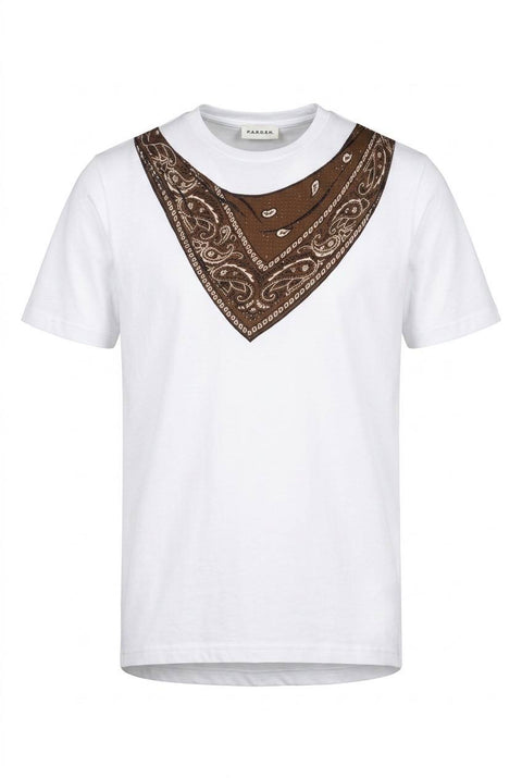 PAROSH T-SHIRT IN JERSEY COTONE STAMPATO CON STRASS