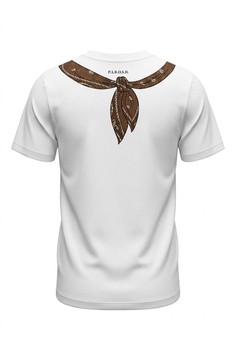 PAROSH T-SHIRT IN JERSEY COTONE STAMPATO CON STRASS