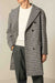 BRUNELLO CUCINELLI DOUBLE-BREASTED WOOL CHECK COAT