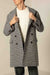 BRUNELLO CUCINELLI DOUBLE-BREASTED WOOL CHECK COAT
