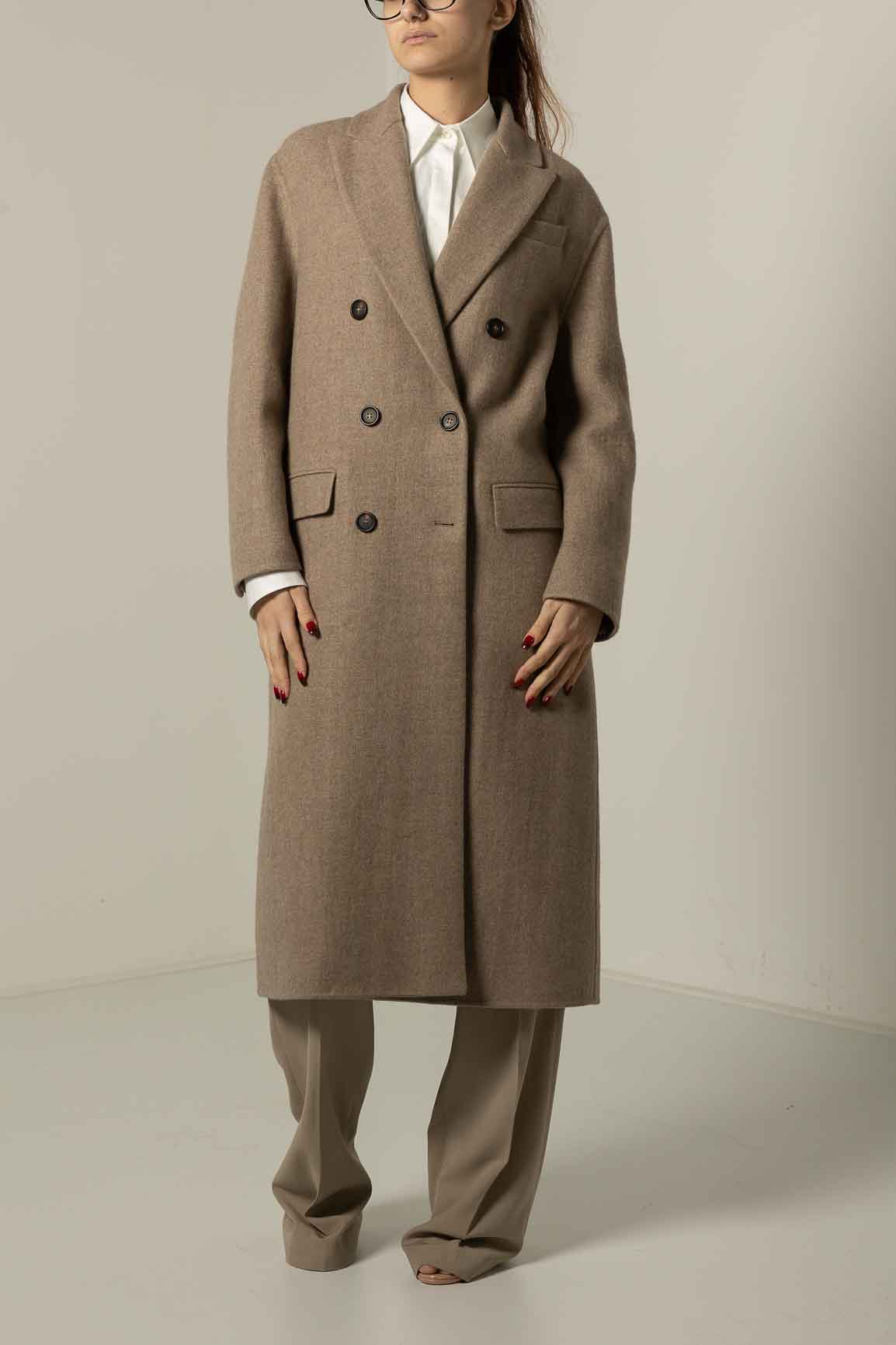 BRUNELLO CUCINELLI CAPPOTTO CASHMERE DOUBLE