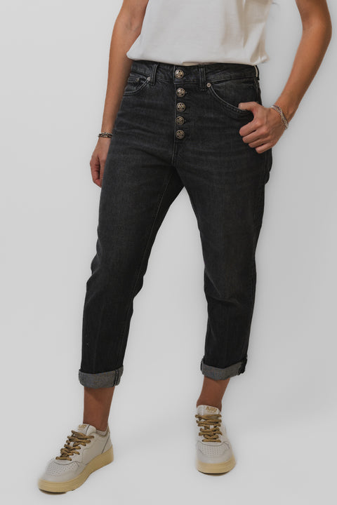 DONDUP KOONS DENIM BOTTONI METALLO