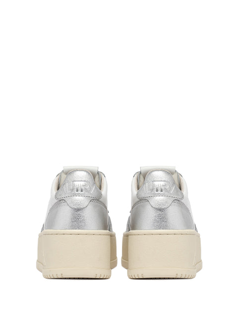 AUTRY SNEAKER PELLE FONDO PLATFORM TAB LOGO