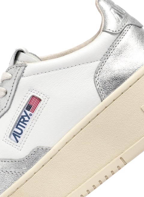 AUTRY SNEAKER PELLE FONDO PLATFORM TAB LOGO