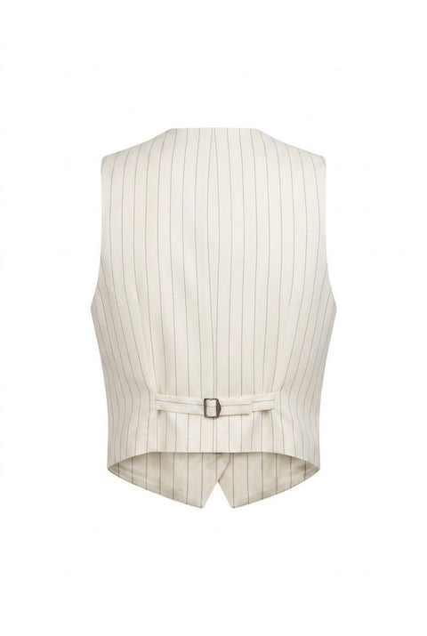 EROTICA GILET GESSATO SCOLLO A V