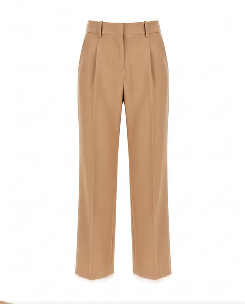 HERNO PANTALONE PALAZZO FLANELLA