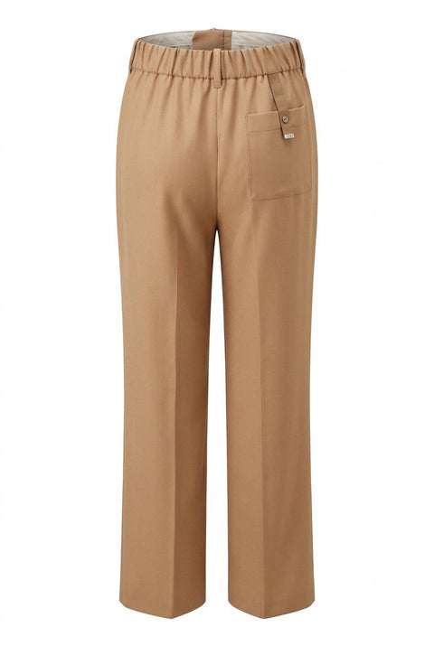 HERNO PANTALONE PALAZZO FLANELLA