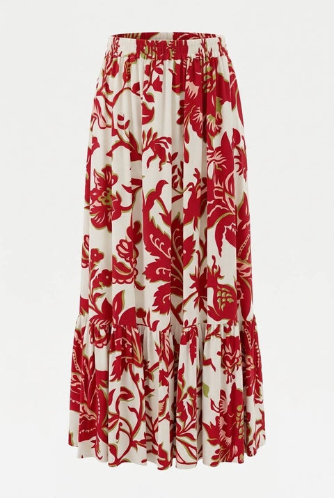 ETRO GONNA LUNGA IN COTONE CON STAMPA FLOREALE