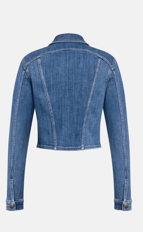 DONDUP GIACCA CROPPED IN DENIM