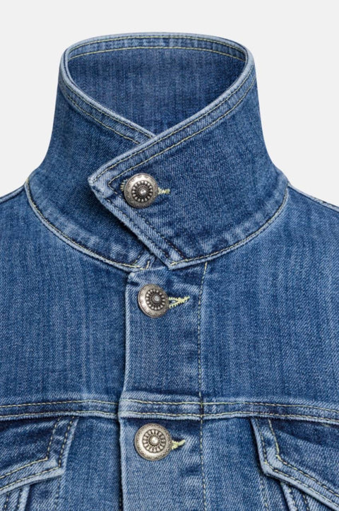 DONDUP GIACCA CROPPED IN DENIM