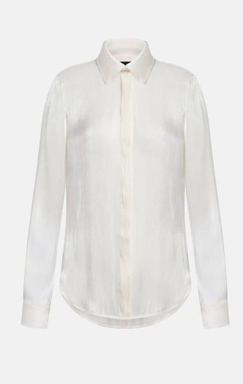 EROTICA CAMICIA MANICA LUNGA TESSUTO LUREX