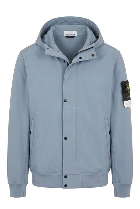 STONE ISLAND SOFT SHELL CON CAPPUCCIO