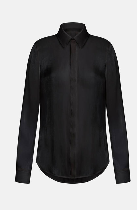 EROTICA CAMICIA MANICA LUNGA TESSUTO LUREX