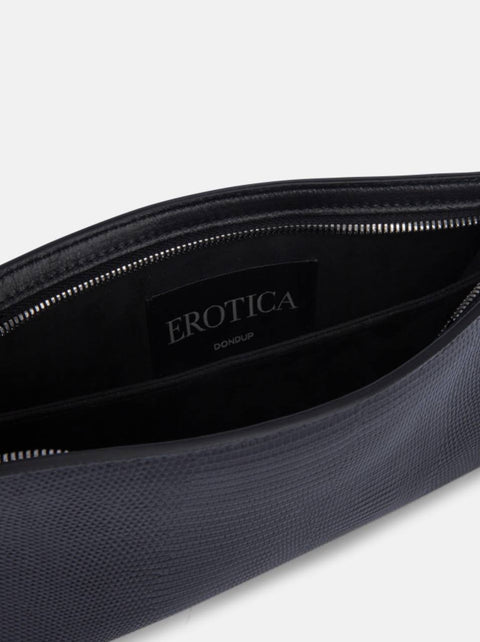 EROTICA BORSA CLUTCH PELLE MARTELLATA