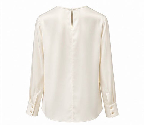 MAX MARA STUDIO BLUSA IN RASO DI SETA