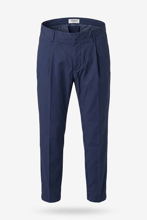 DONDUP BEN CARROT IN POPELINE COTONE E NYLON