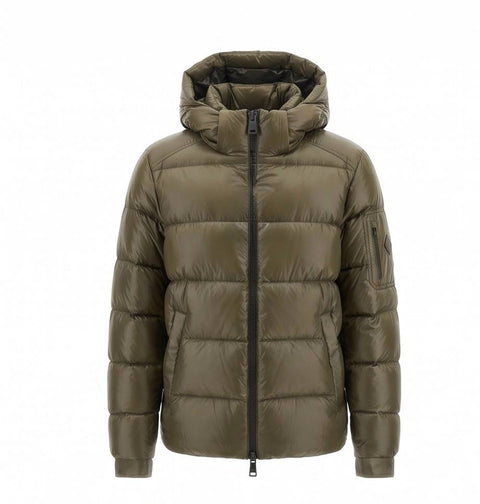 HERNO BOMBER NYLON LUCIDO LOGO HERO