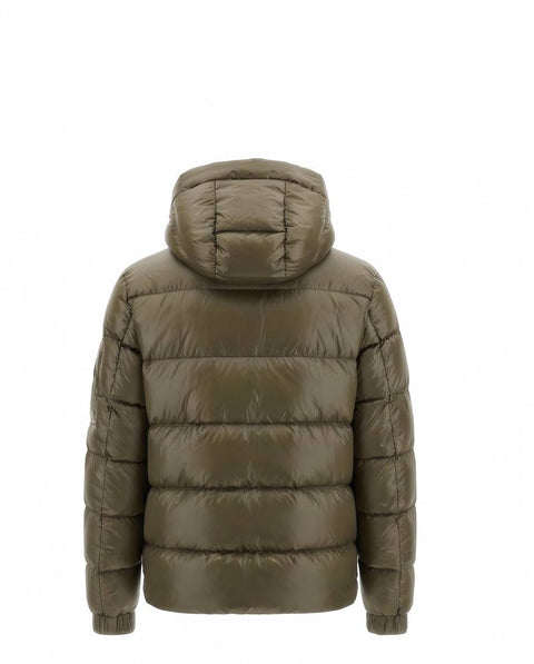 HERNO BOMBER NYLON LUCIDO LOGO HERO